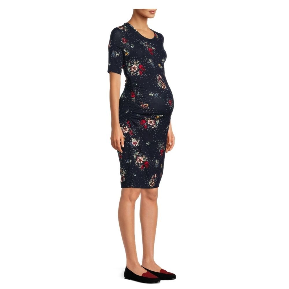 Time and Tru Women’s Maternity Ruched Dress Size XL